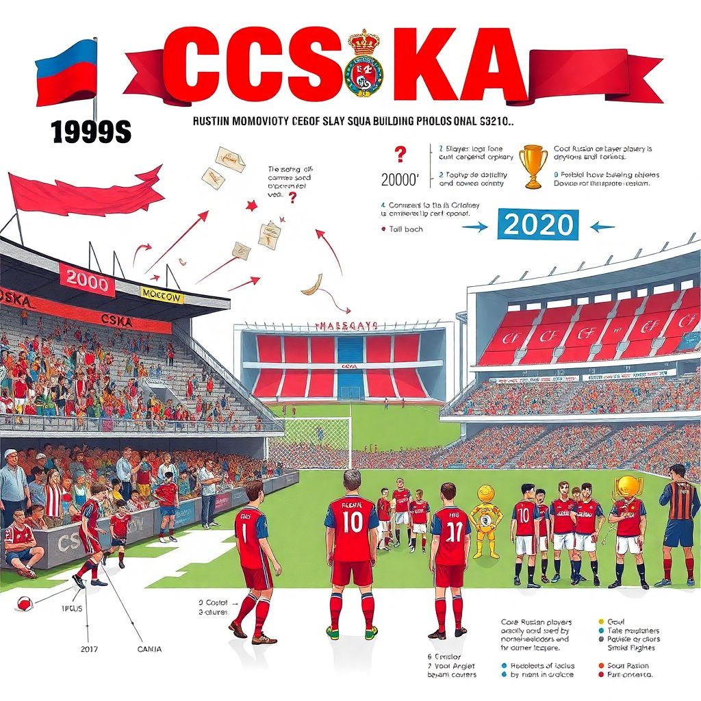 Состав ЦСКА по десятилетиям: от звезд 90-х до героев 2000-х и современности
