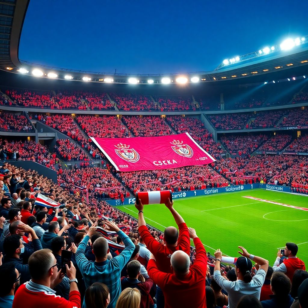 Атмосфера на ВЭБ Арене ЦСКА: заряды, перформансы и роль фан-секторов